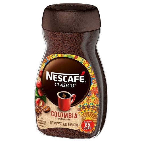 Nescafe Clasico Origin Colombia Coffee Jars, 6 Ounce, 6 Per Case